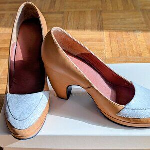 Stylish Brown Leather Rachel Comey Pump Heels Size 7 Good Condition - Buy Now